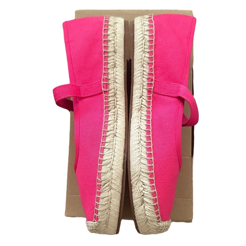NIB J. CREW FACTORY Canvas Mary Jane Espadrille Flats 9.5 - Picture 3 of 9